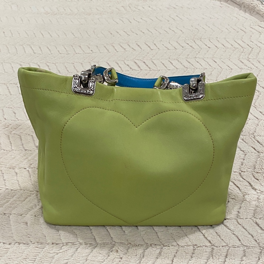 BRIGHTON JODI Reversible Leather Tote EUC